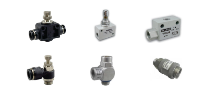 Válvulas Auxiliares e suas funções nos circuitos pneumáticos