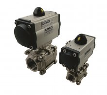 Válvula Esfera c/ Atuador Pneumático